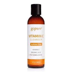 GOPURE VITAMIN C CLEANSER SULFATE FREE 180ML - BRAND NEW